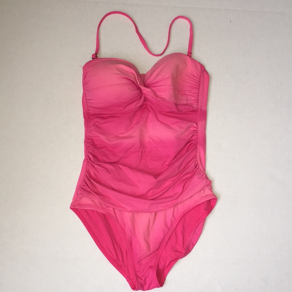 Anne Cole Pink One Piece Piece Swimsuit | Size S